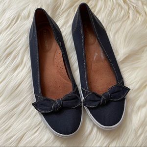 Naturalizer Denim Bow Flats
